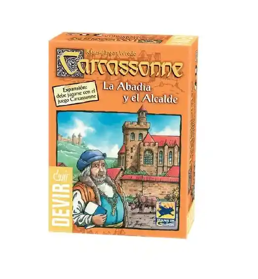 Juego De Mesa Estrategia Carcassonne Abadía Y Alcalde Niños