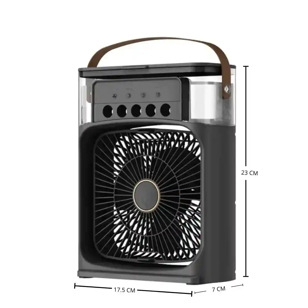Ventilador Enfriador Humidificador Difusor De Aromas Multidireccional Pequeño