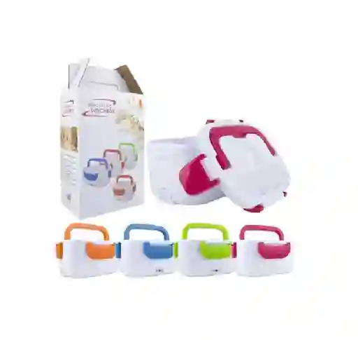 Lonchera Eléctrica Lunch Box Cubierto Portátil Porta Comidas