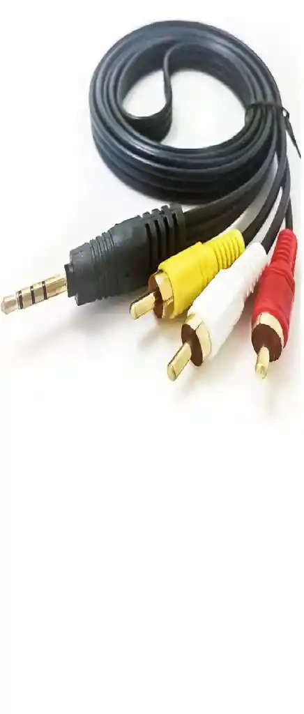Cable Audio Y Video Av 3.5mm A 3 Rca 1.5 Metros