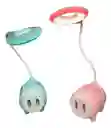 Lampara Portalapices Luz Espejo Cerdo