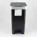 Papelera Tatay Negro 25 Lt Plastico