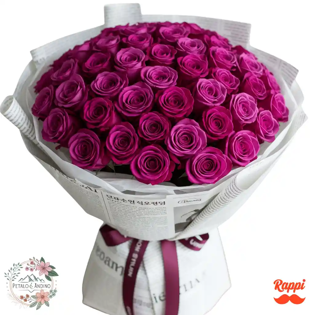 Rosas Fucsia X50