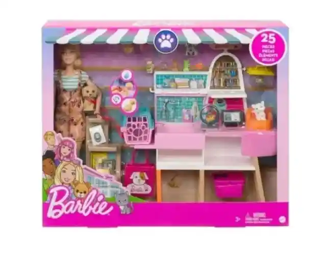 Barbie Tienda Para Mascotas Incluye Accesorios