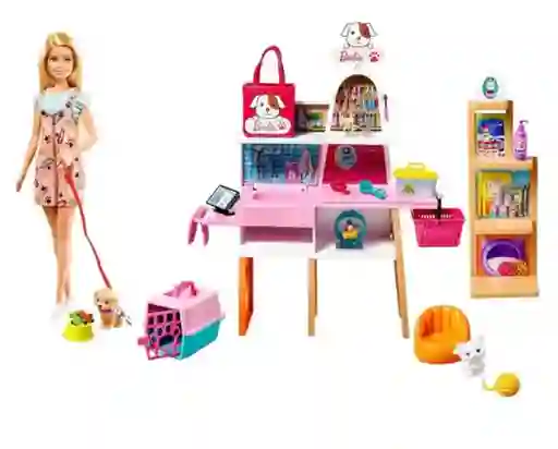 Barbie Tienda Para Mascotas Incluye Accesorios