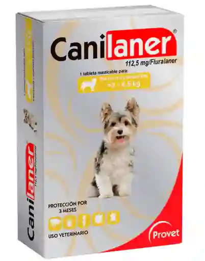 Canilaner X 1tab 112,5mg (2 - 4,5kg)