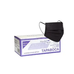 Tapabocas Con Elástico – Caja X 50 Unidades Negro
