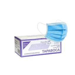 Tapabocas Con Elástico – Caja X 50 Unidades Azul