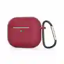Estuche Protector Airpods 4 Vinotinto