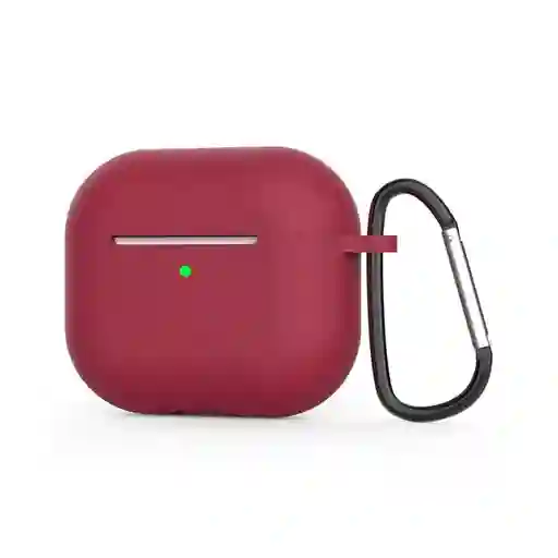 Estuche Protector Airpods 4 Vinotinto