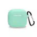 Estuche Protector Airpods 4 Verde Menta