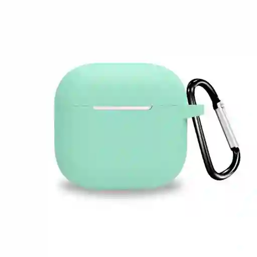 Estuche Protector Airpods 4 Verde Menta
