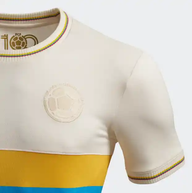 Camiseta Conmemorativa Selección Colombia 100 Años (hombre Talla L)