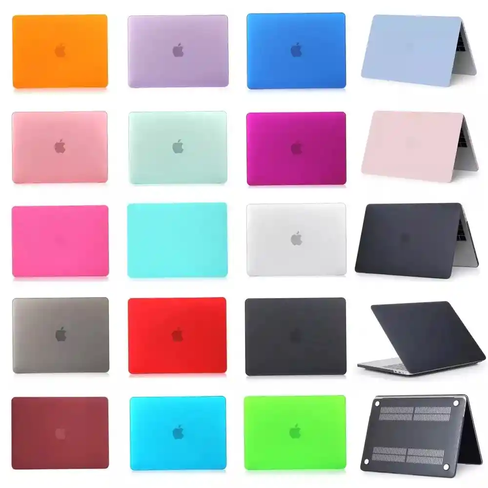 Carcasa Protector Para Macbook Air 13 Chip M2 M3 M4 2022-2025 Antideslizante Mate - Color Morado