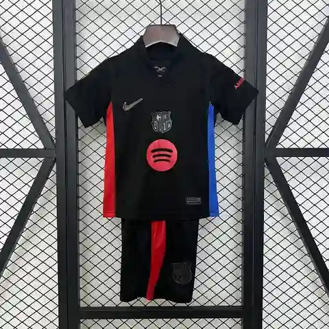 Uniforme Barcelona Talla 10 Visitante Negro