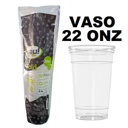 Gold Maestro Vaso Pet Cristal 22oz