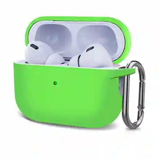 Estuche Protector Airpods 4 Verde Claro