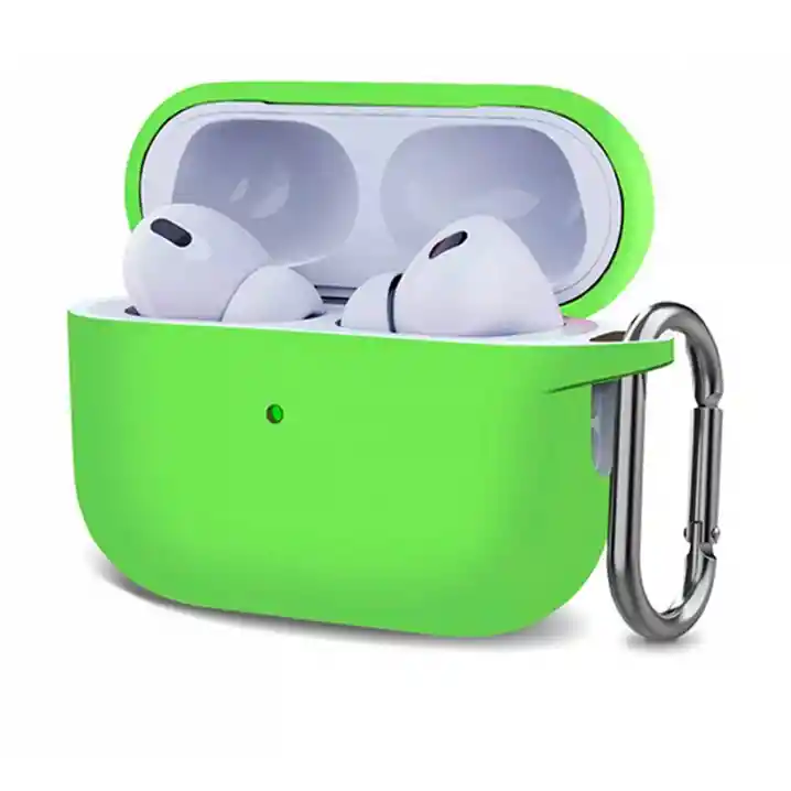 Estuche Protector Airpods 4 Verde Claro
