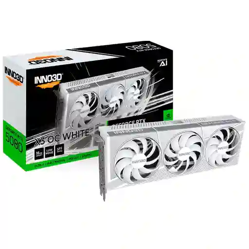 Tarjeta De Vídeo Inno3d Geforce Rtx 5080 X3 Oc 16gb (blanco)
