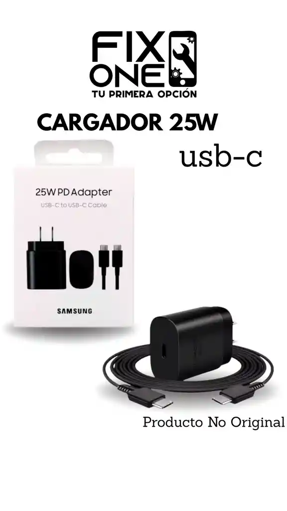 Cargador De Samsung Usb-c 25w