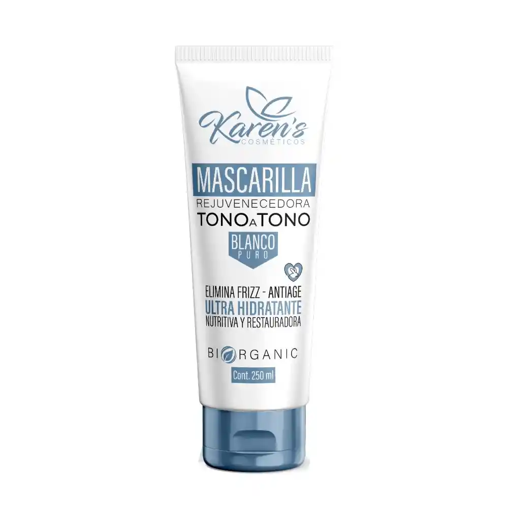 Mascarilla Matizante Blanco 250ml Karen`s