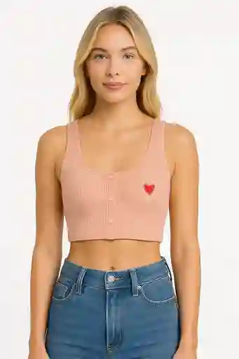 Bustier Corpiño Top Tejido Para Mujer, De Color Sólido Corpiño, Top Corto Sexy