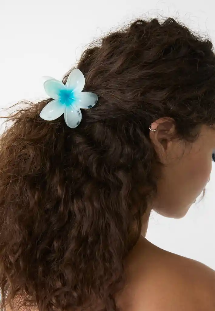 Set X 3 Pinza Caimán Gancho Flor Hawaiana Pelo Cabello