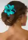 Set X 3 Pinza Caimán Flor Hawaiana Pelo Cabello