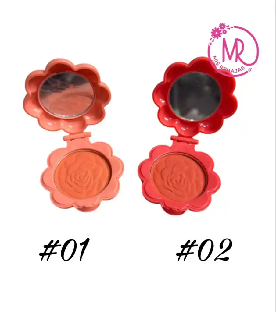 Rubor Compacto Con Espejo En El Tono #2