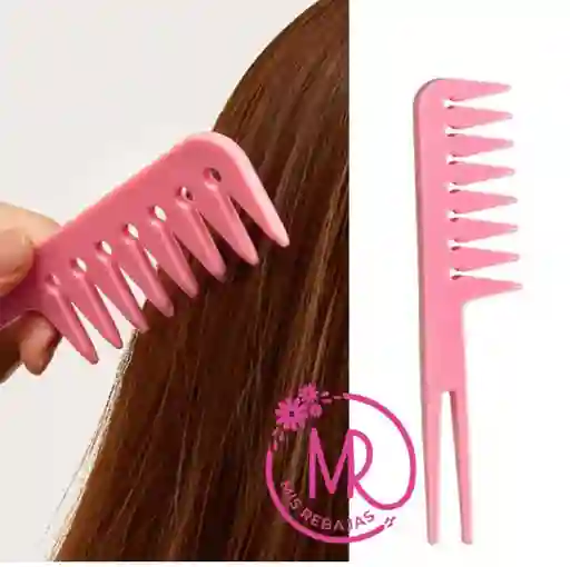 Peine Desenredante De Dientes Anchos.