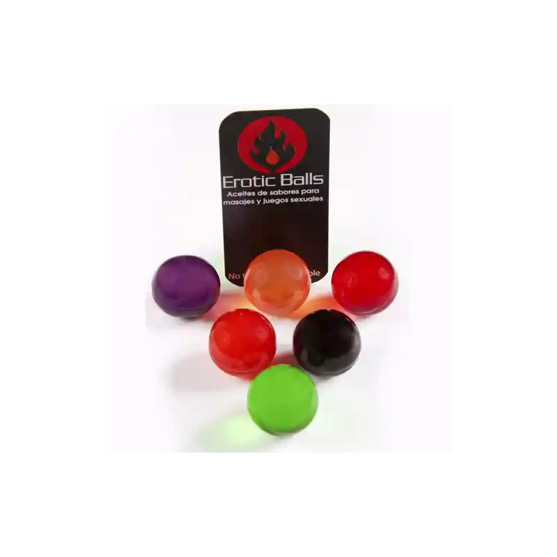 Aceite Bolas Lubricantes Calientes Eroticas Aroma Erotic Ball X 1