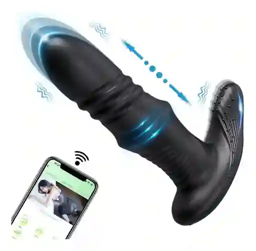 Vibrador Anal Con Control Por Aplicación Bluetooth, Consolador Con Tapón Anal, Estimulador App De Masaje De Próstata Masculino, Juguete Sexual Para Adultos Para Mujeres Y Hombres, Masturbador Gay