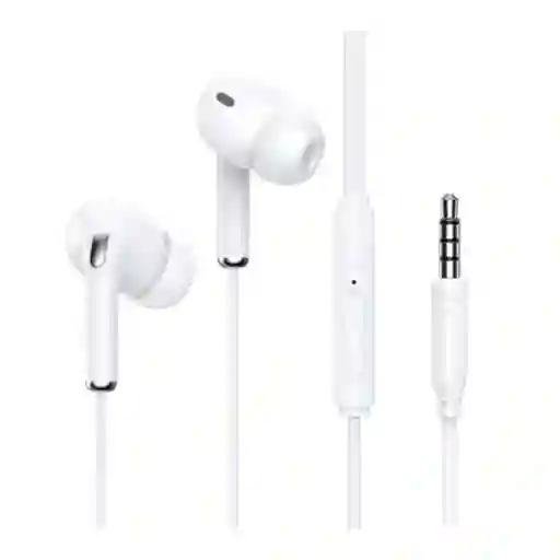 Audifonos Alambricos 1hora Aut123 Blaco