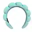 Diadema Balaca Puffy Skincare Azul Claro
