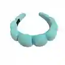 Diadema Balaca Puffy Skincare Azul Claro