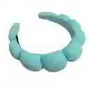 Diadema Balaca Puffy Skincare Azul Claro