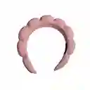 Diadema Balaca Puffy Skincare Rosada