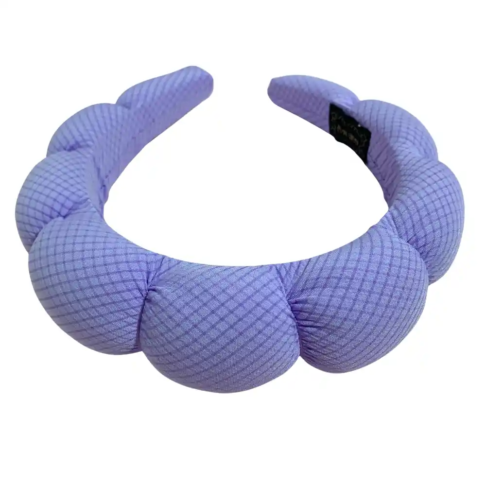 Diadema Balaca Puffy Skincare Lila