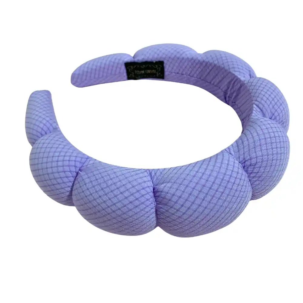 Diadema Balaca Puffy Skincare Lila