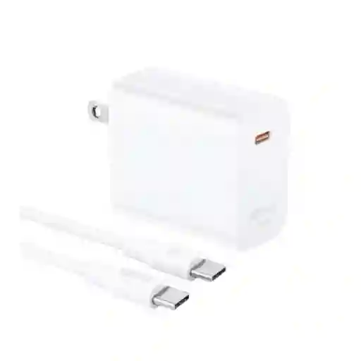 Cargador Tipo C 30w Carga Rapida Blanco Gar165 1hora