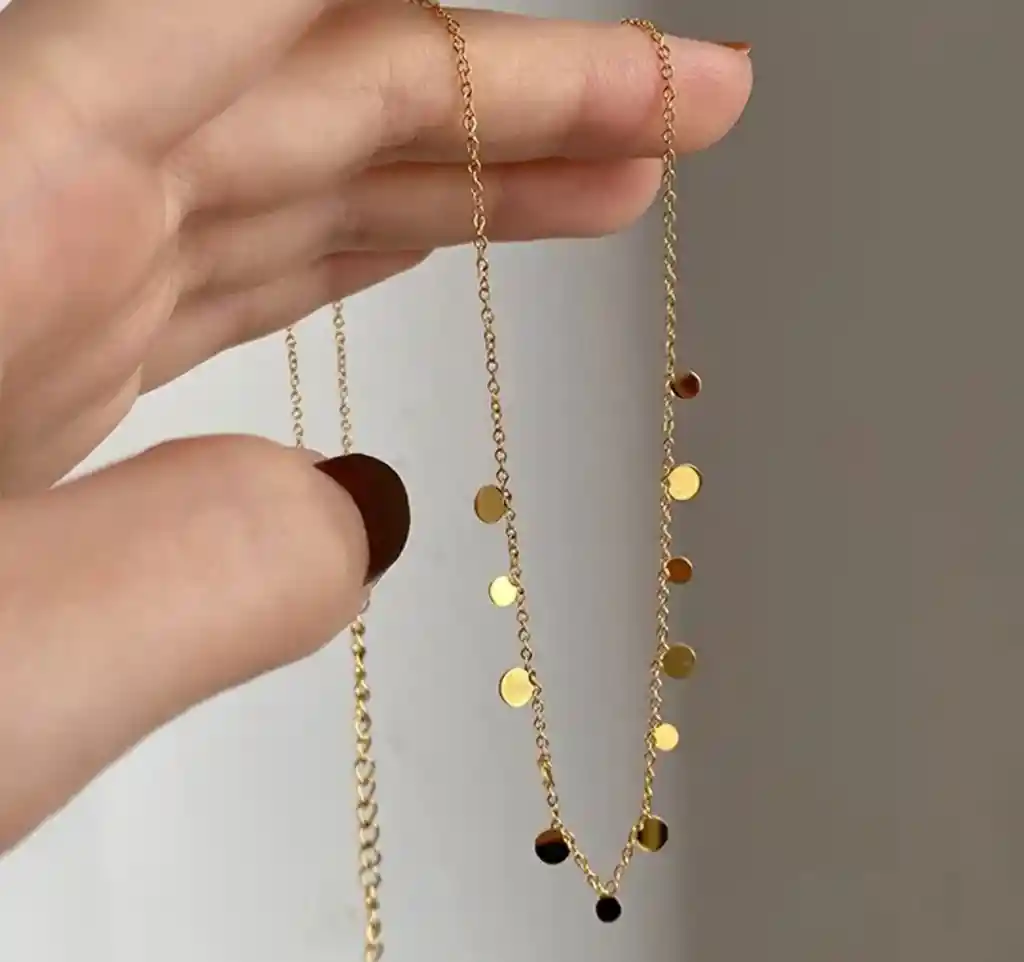 Collar Lluvia De Oro