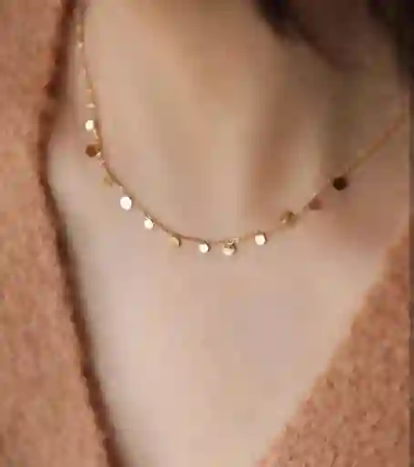 Collar Lluvia De Oro