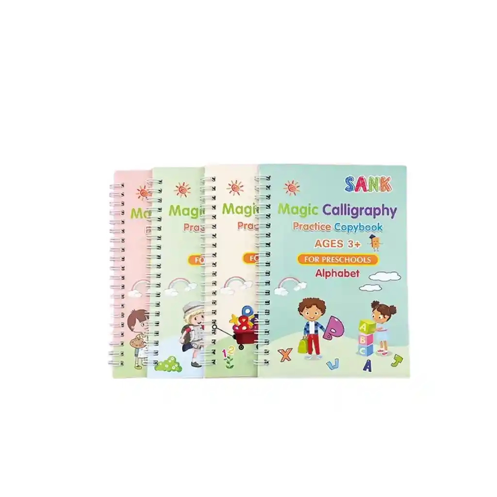 4 Libros Caligrafía Montessori