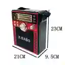 Radio Fm/am 3 Bandas Con Bluetooth, Linterna Y Panel Solar - Universal Royal Iu-rt5810bts