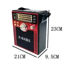 Radio Fm/am 3 Bandas Con Bluetooth, Linterna Y Panel Solar - Universal Royal Iu-rt5810bts