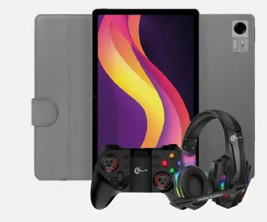 Tablet Gopad Gamer Fly Audífonos Control Estuche