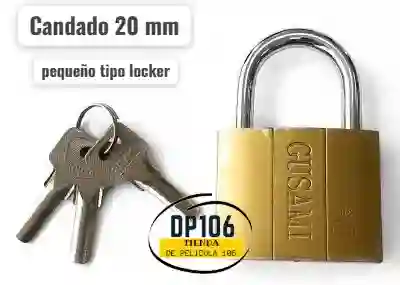 Candado De 20 Mm-25 Mm X 1 Und