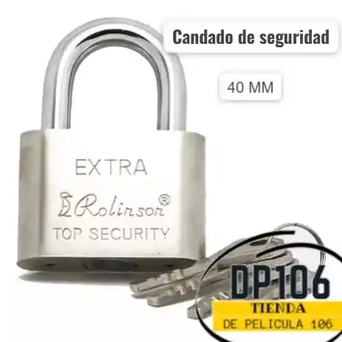 Candado De Seguridad 40 Mm X 1 Und