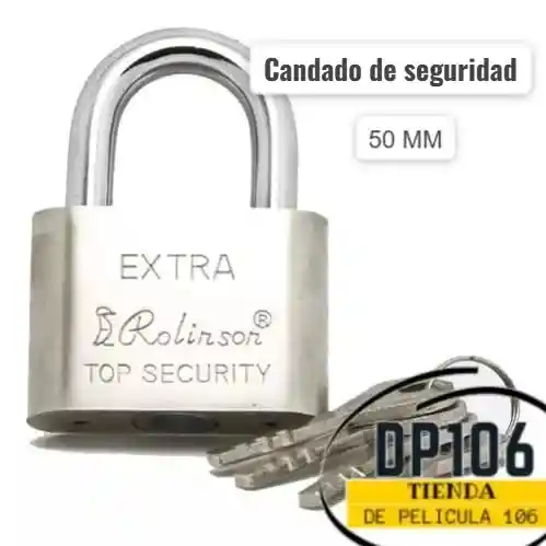 Candado De Seguridad 50 Mm X 1 Und