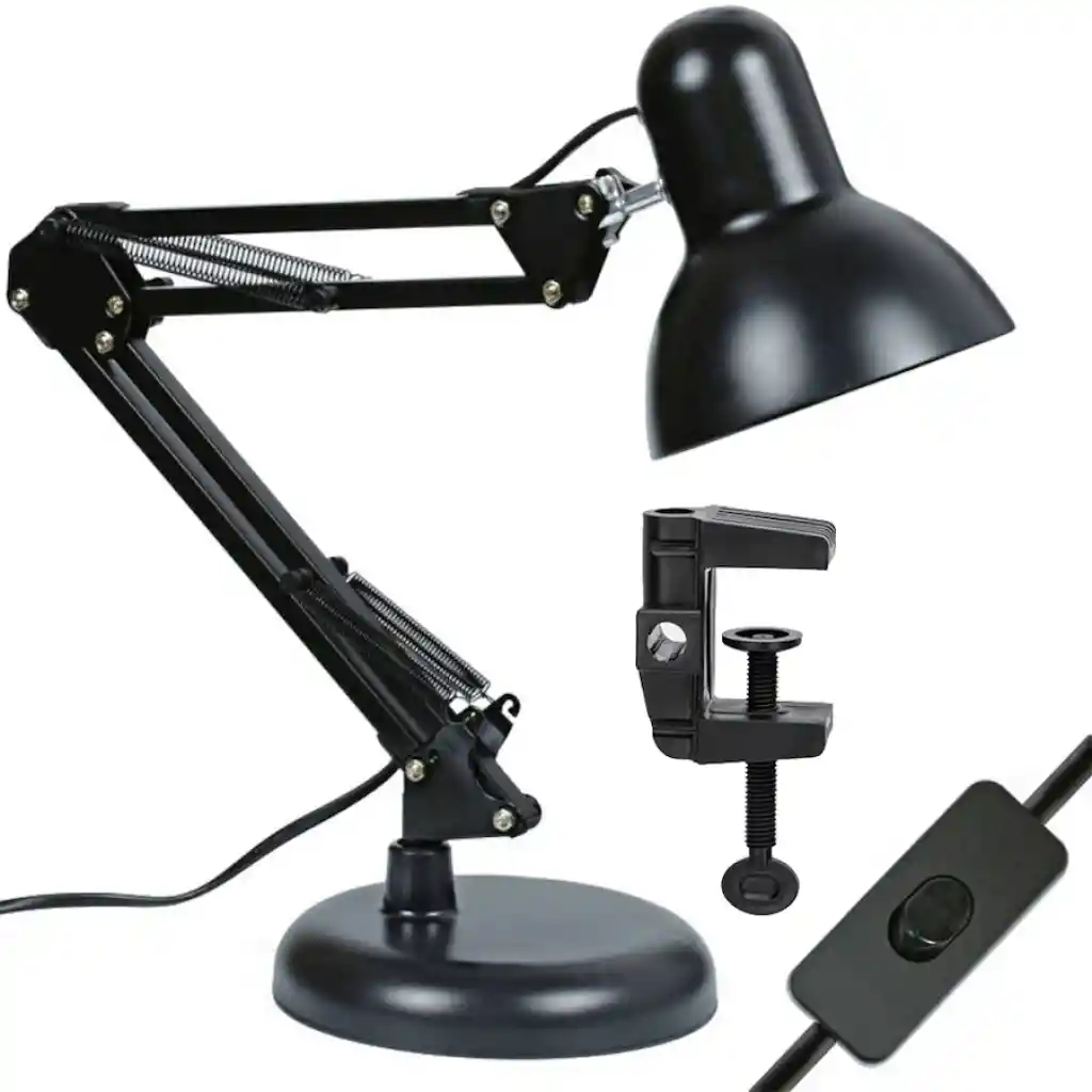 Lampara De Mesa Escritorio Brazo Flexible Ajustable 50hz